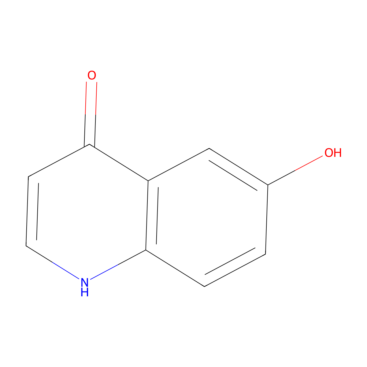 4,6-Dihydroxyquinoline molecular structure, CAS 3517-61-1