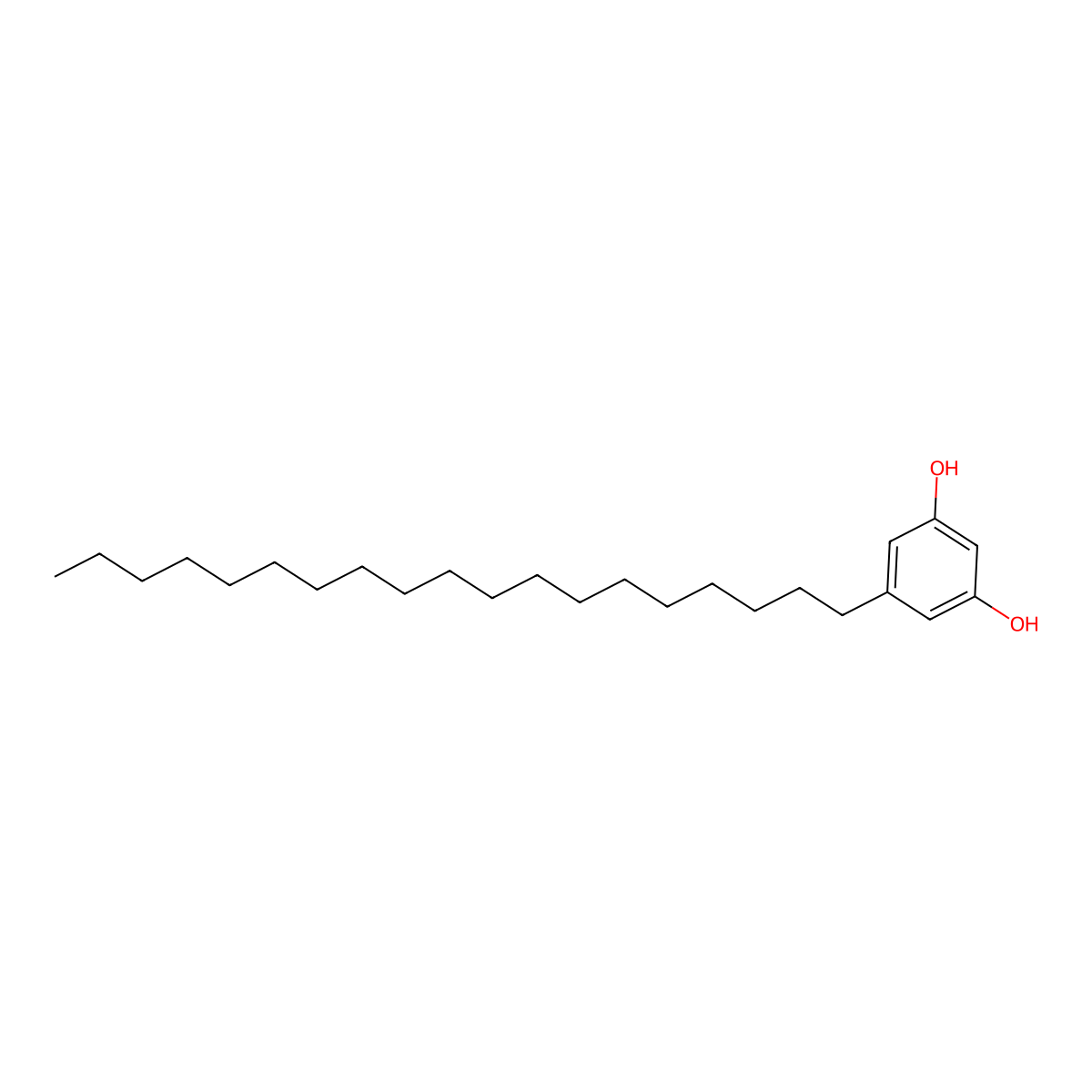 5-Nonadecylresorcinol molecular structure, CAS 35176-46-6