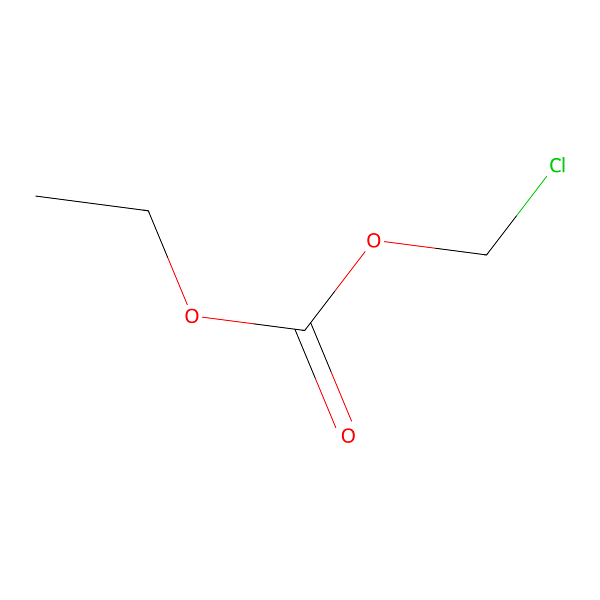 Chloromethyl Ethyl Carbonate molecular structure, CAS 35179-98-7