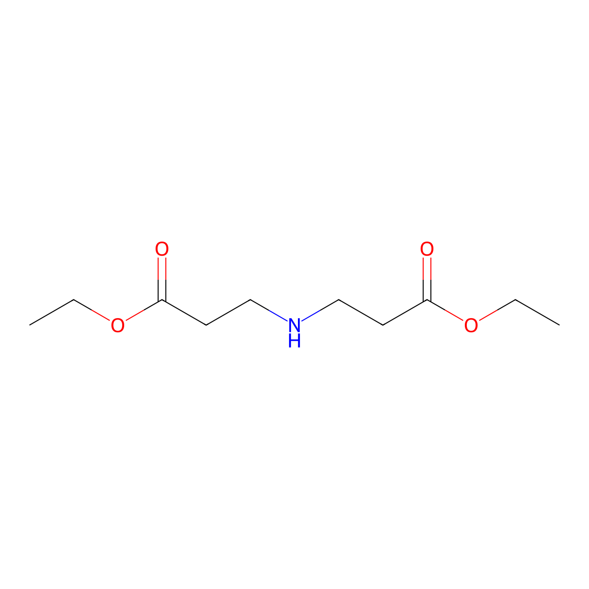 Diethyl 3,3'-Iminodipropionate molecular structure, CAS 3518-88-5