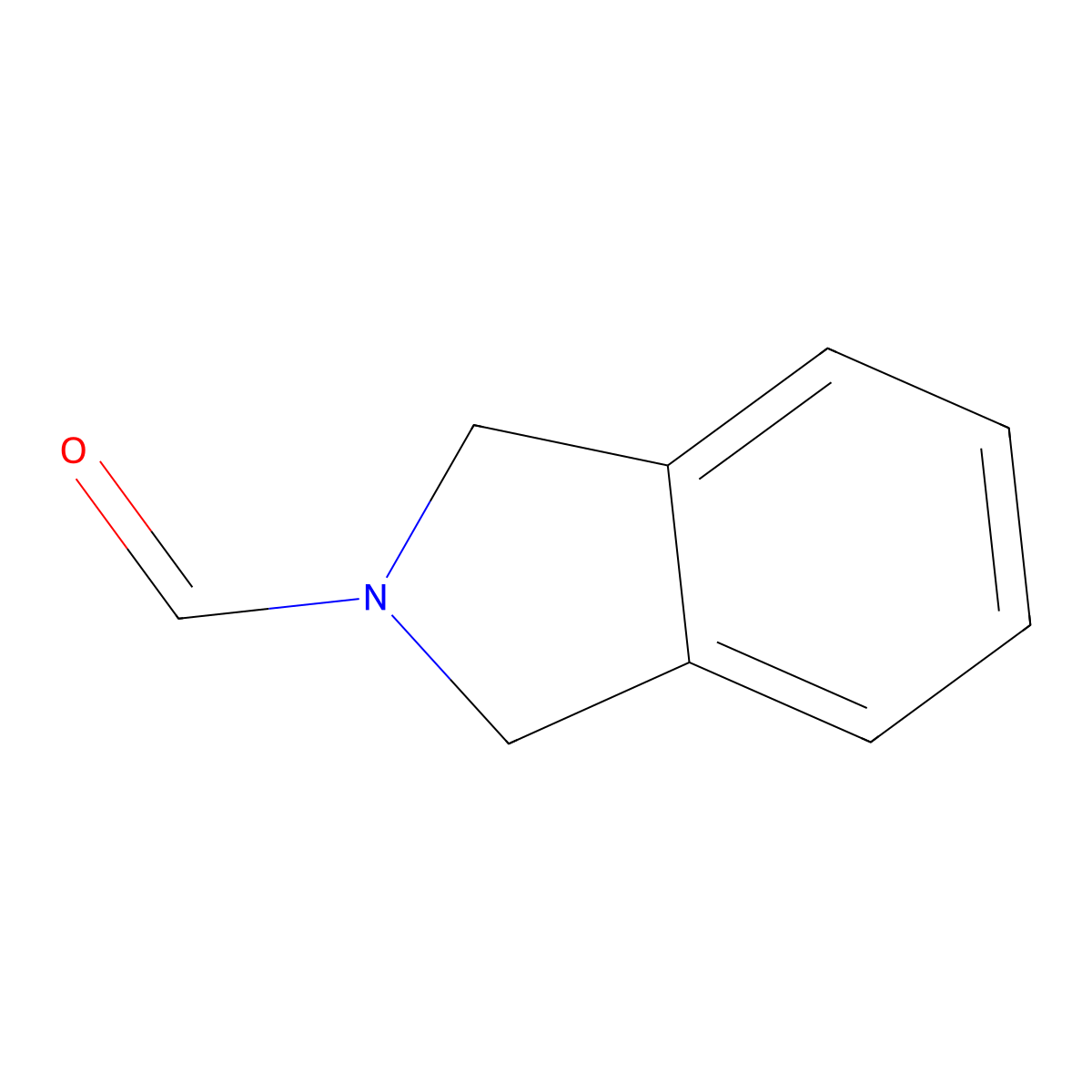 Isoindoline-2-carbaldehyde molecular structure, CAS 35180-21-3