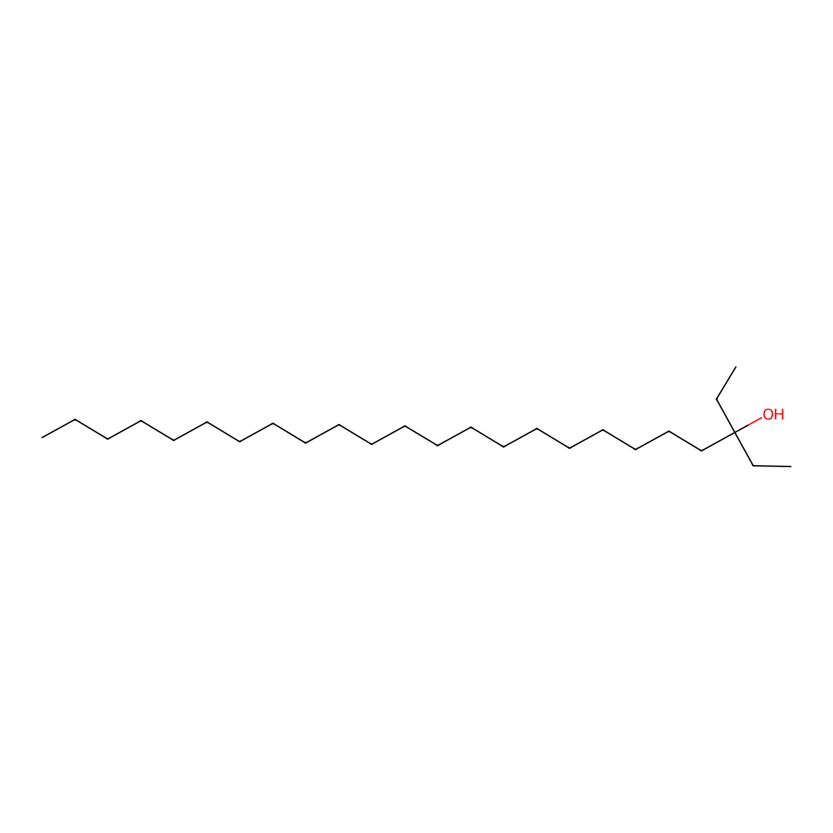 3-Ethyltetracosan-3-ol molecular structure, CAS 35185-60-5