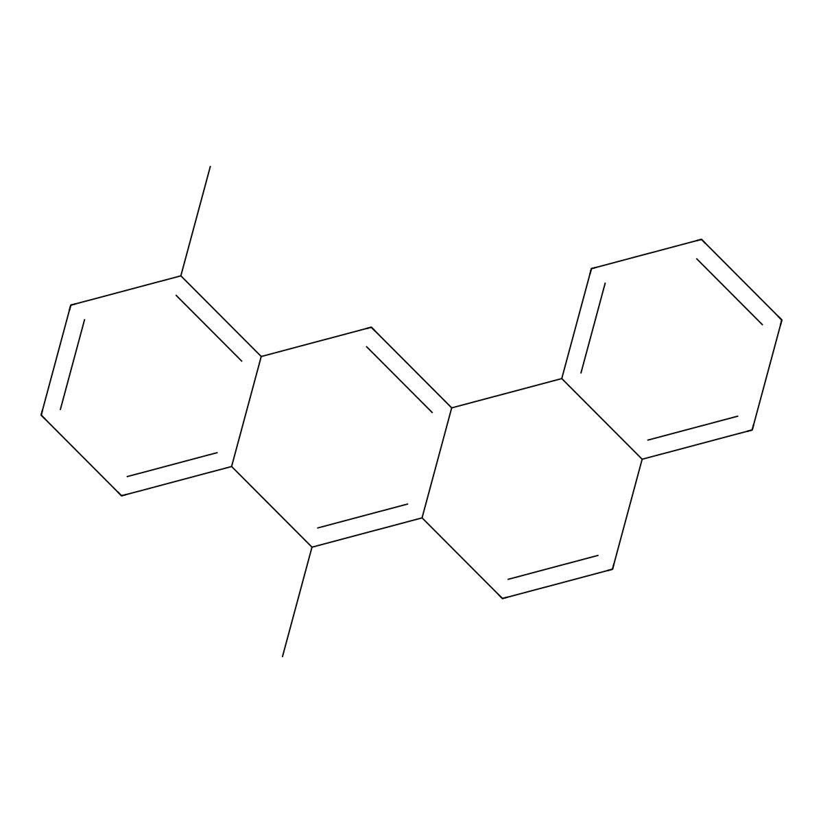Benz(a)anthracene, 7,11-dimethyl- molecular structure, CAS 35187-28-1