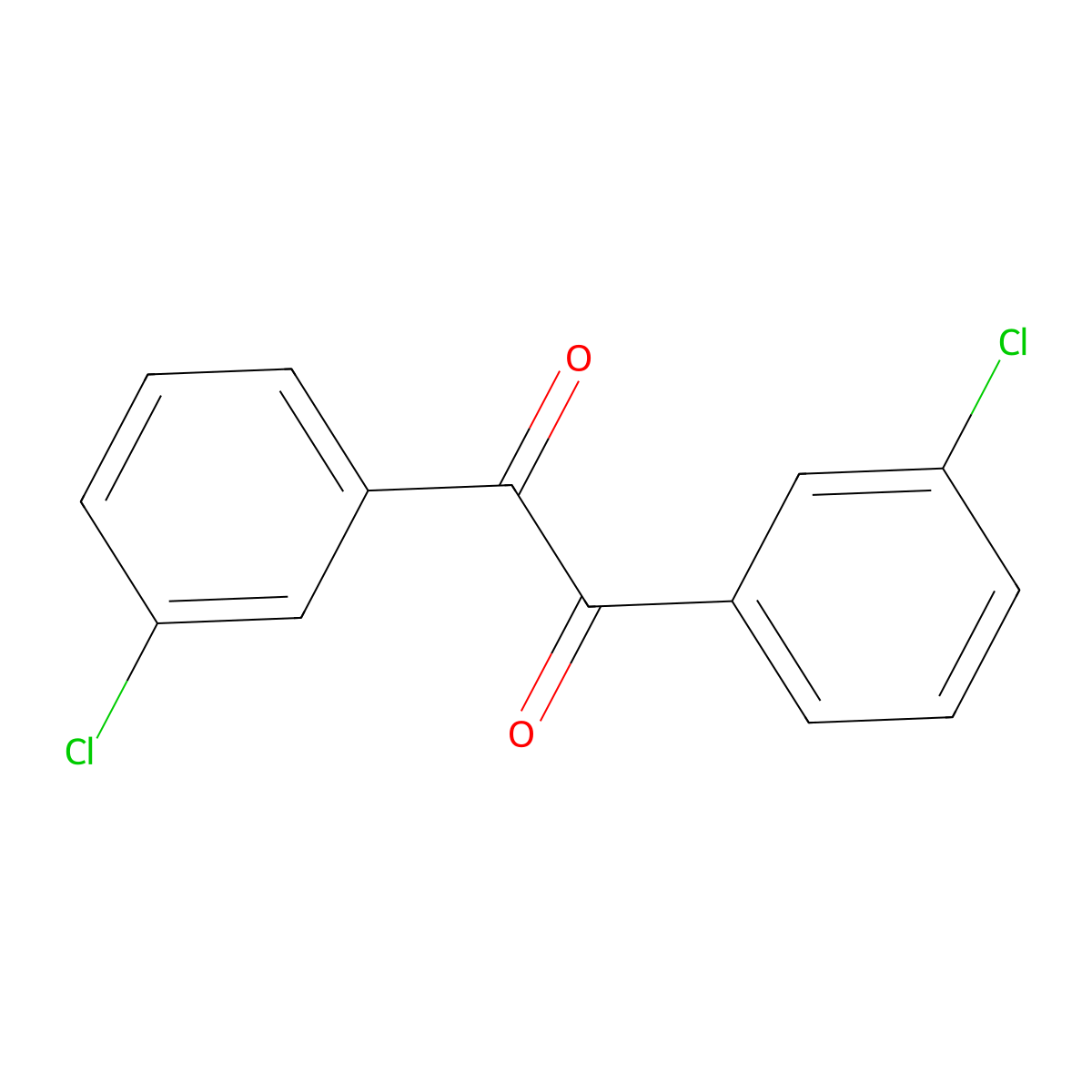 1,2-Bis(3-chlorophenyl)ethane-1,2-dione molecular structure, CAS 35190-07-9