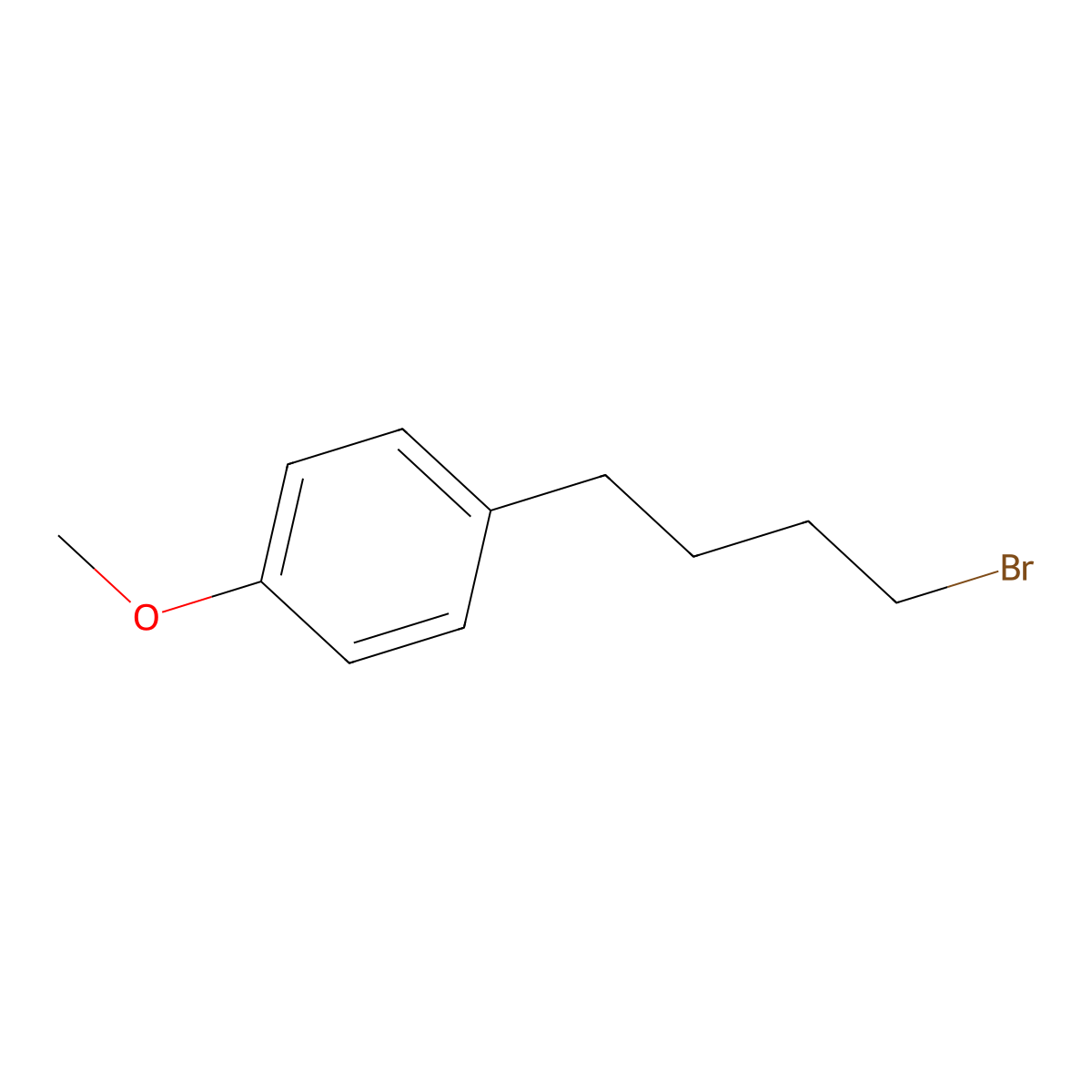 1-(4-Bromobutyl)-4-methoxybenzene molecular structure, CAS 35191-43-6