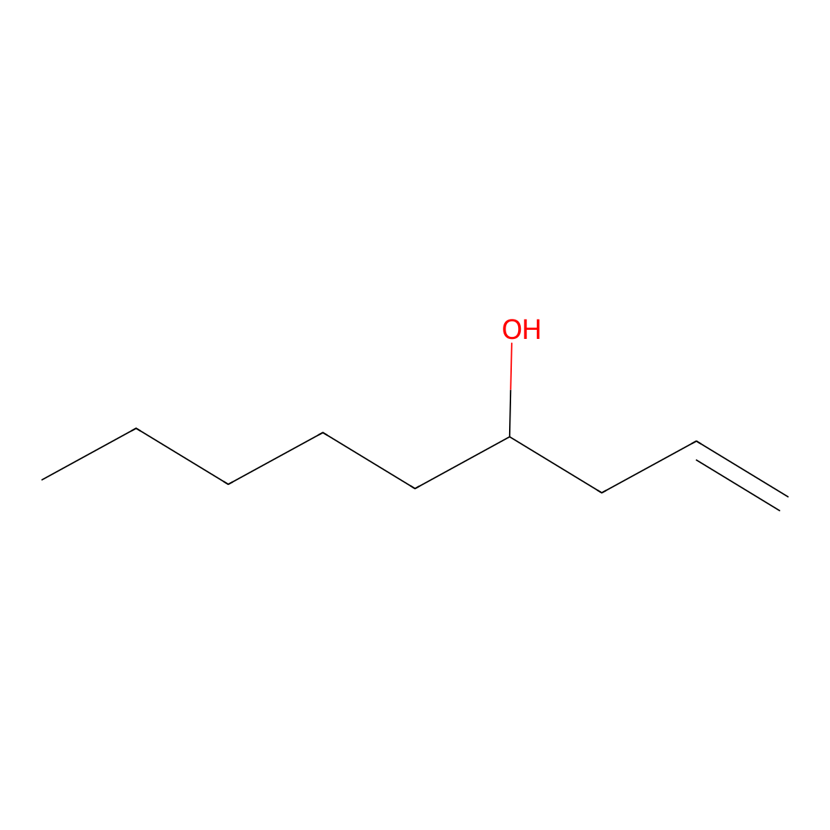 1-Nonen-4-ol molecular structure, CAS 35192-73-5