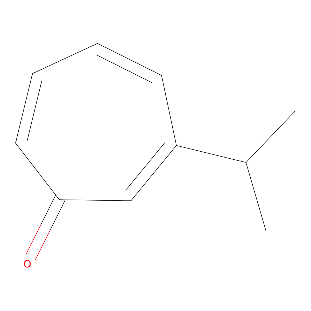 3-(1-Methylethyl)-2,4,6-cycloheptatrien-1-one molecular structure, CAS 35193-01-2