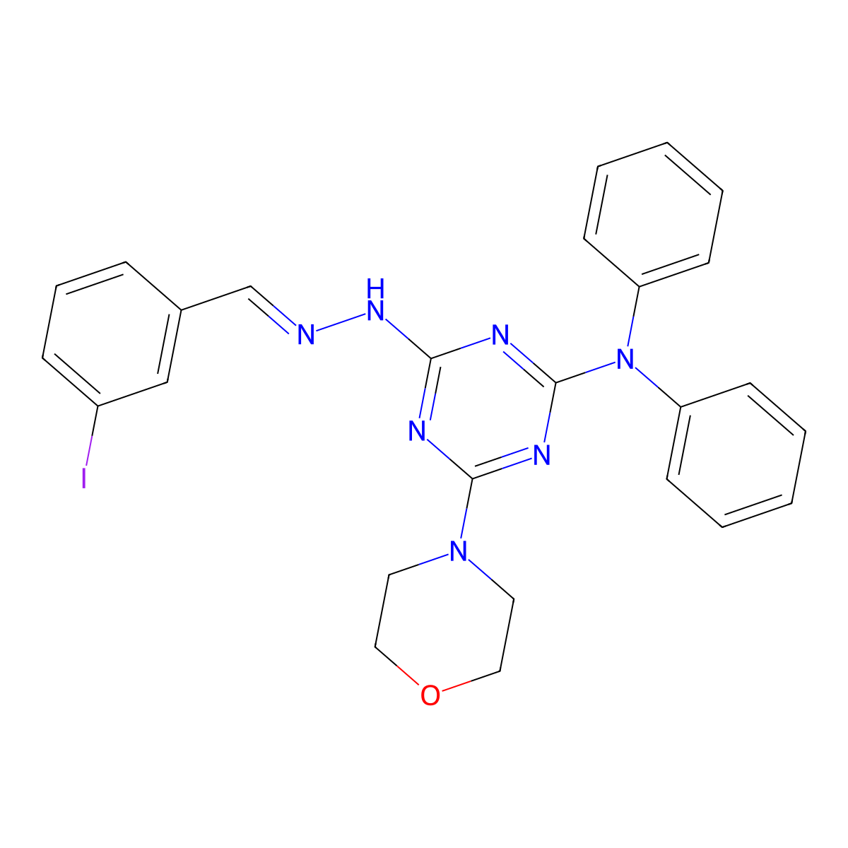 Vacuolin-1 molecular structure, CAS 351986-85-1