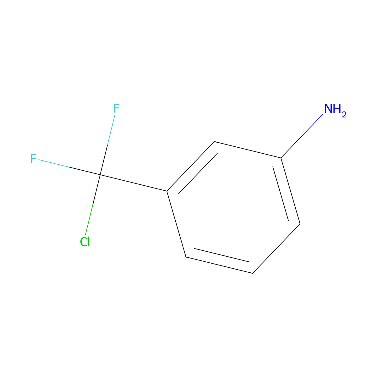 3-(Chlorodifluoromethyl)aniline molecular structure, CAS 35199-72-5