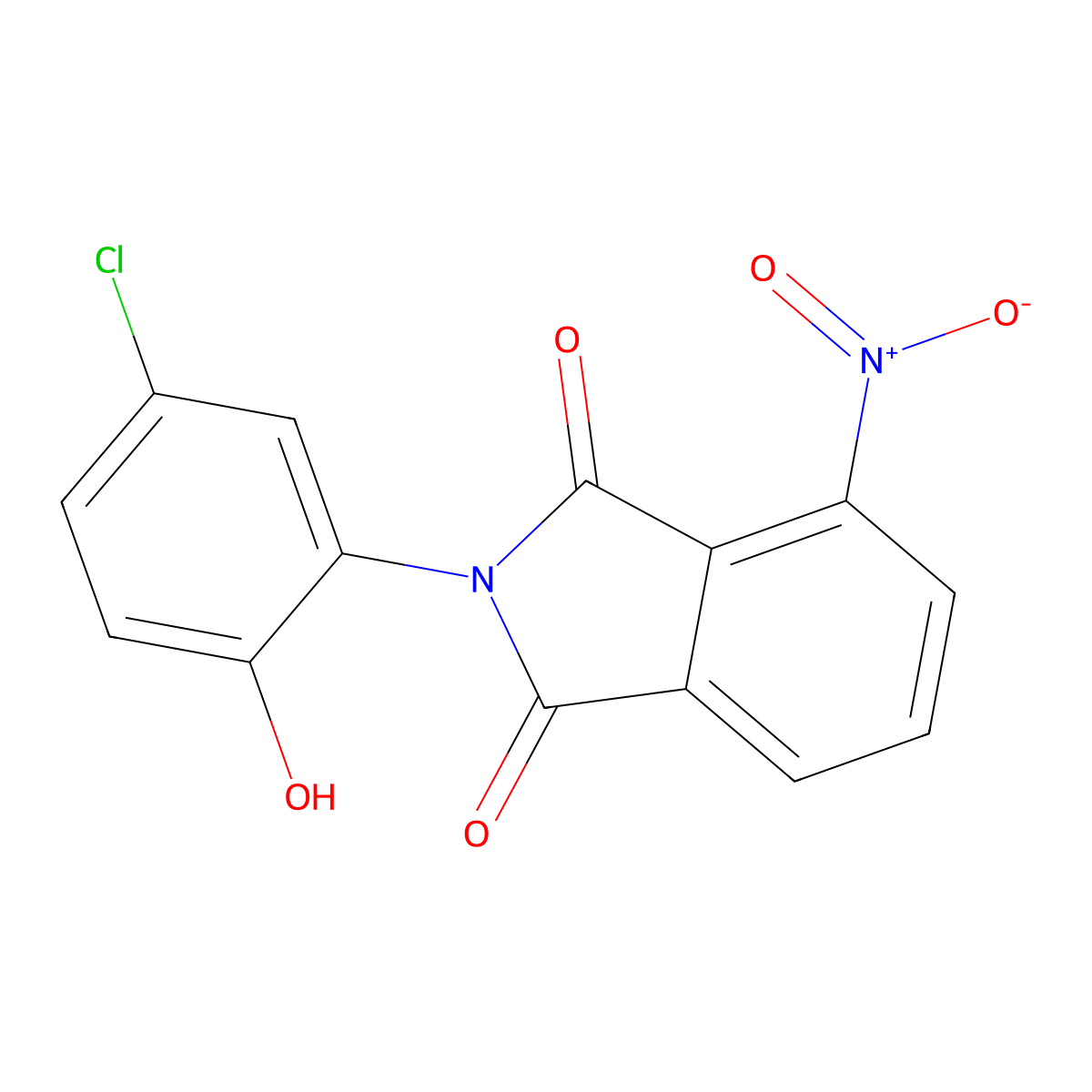 2-(5-Chloro-2-hydroxyphenyl)-4-nitroisoindole-1,3-dione molecular structure, CAS 351991-05-4