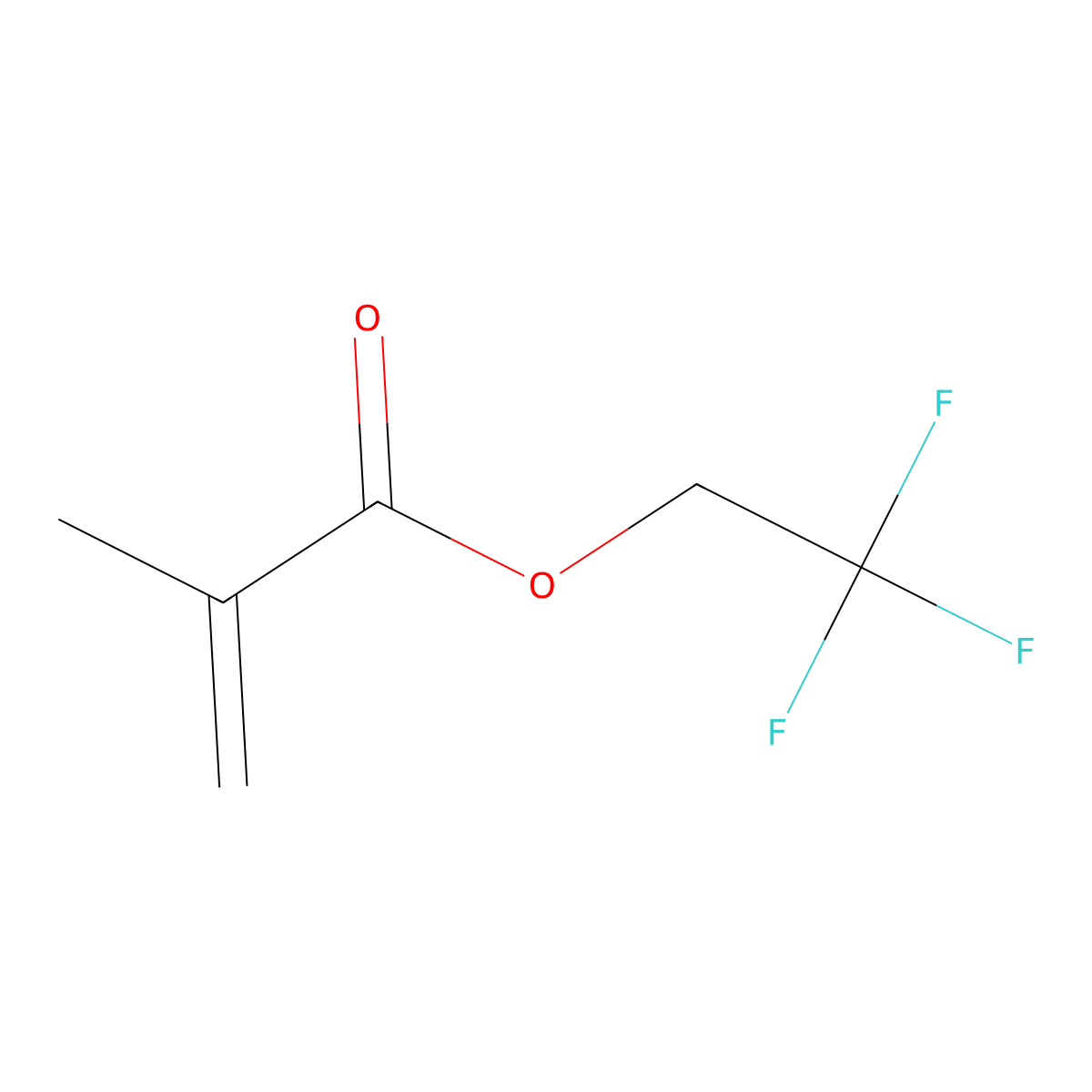 2,2,2-Trifluoroethyl methacrylate molecular structure, CAS 352-87-4
