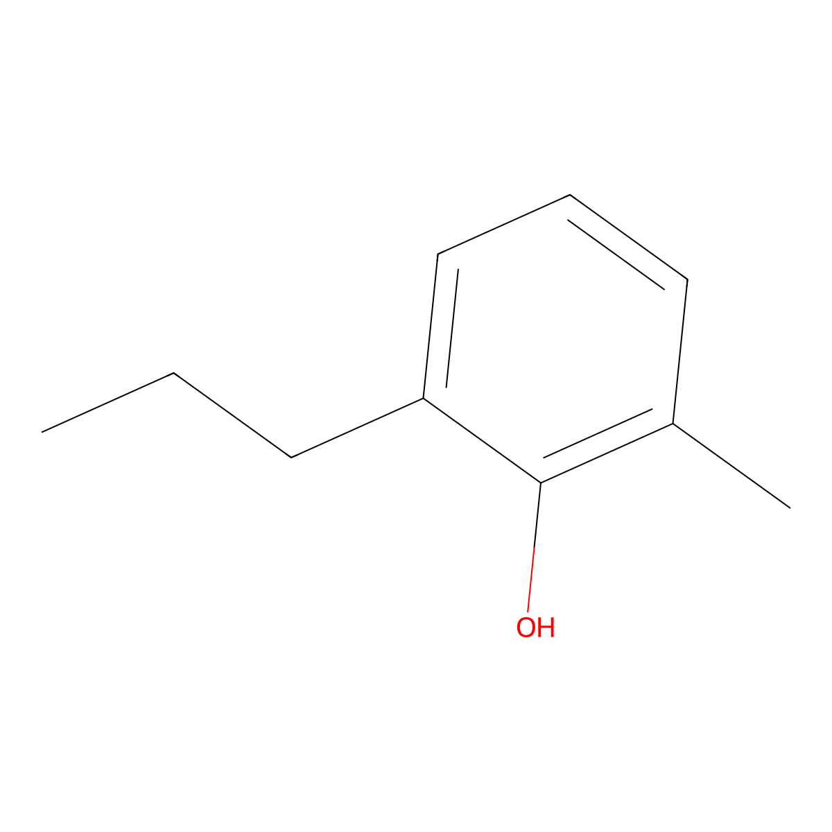 2-Methyl-6-propylphenol molecular structure, CAS 3520-52-3