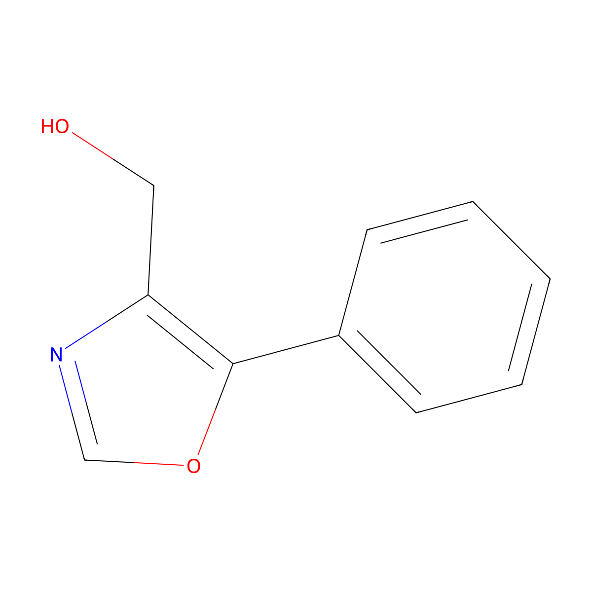 (5-Phenyl-1,3-oxazol-4-yl)methanol molecular structure, CAS 352018-88-3