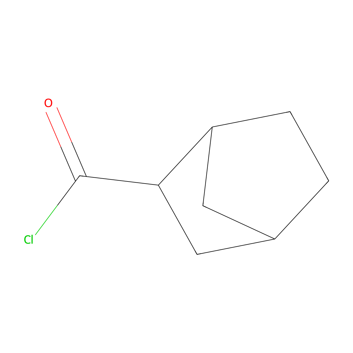2-Norbornane carbonyl chloride molecular structure, CAS 35202-90-5