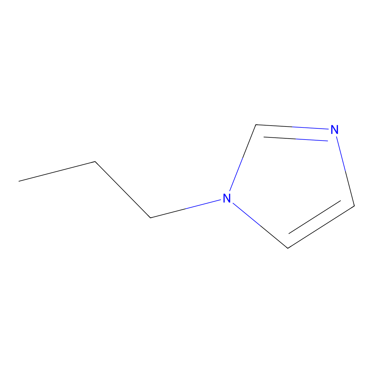 n-Propylimidazole molecular structure, CAS 35203-44-2