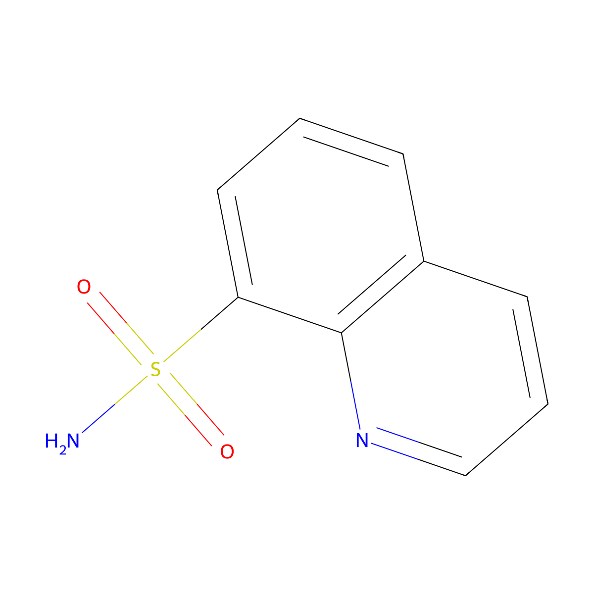8-Quinolinesulfonamide molecular structure, CAS 35203-91-9