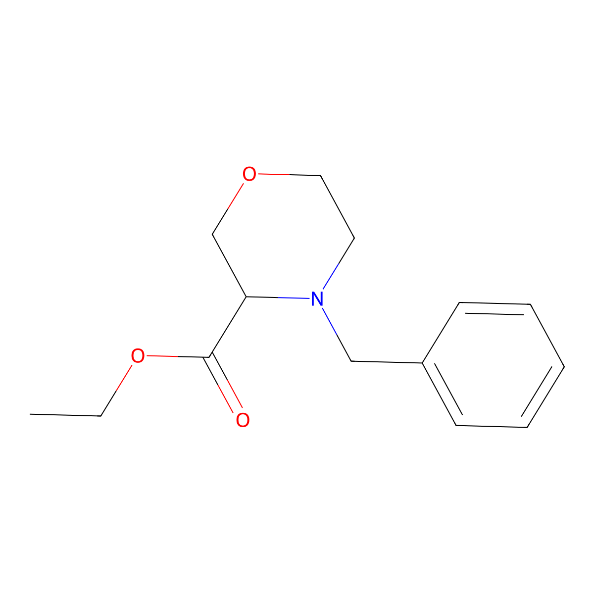 Ethyl 4-benzylmorpholine-3-carboxylate molecular structure, CAS 352030-21-8