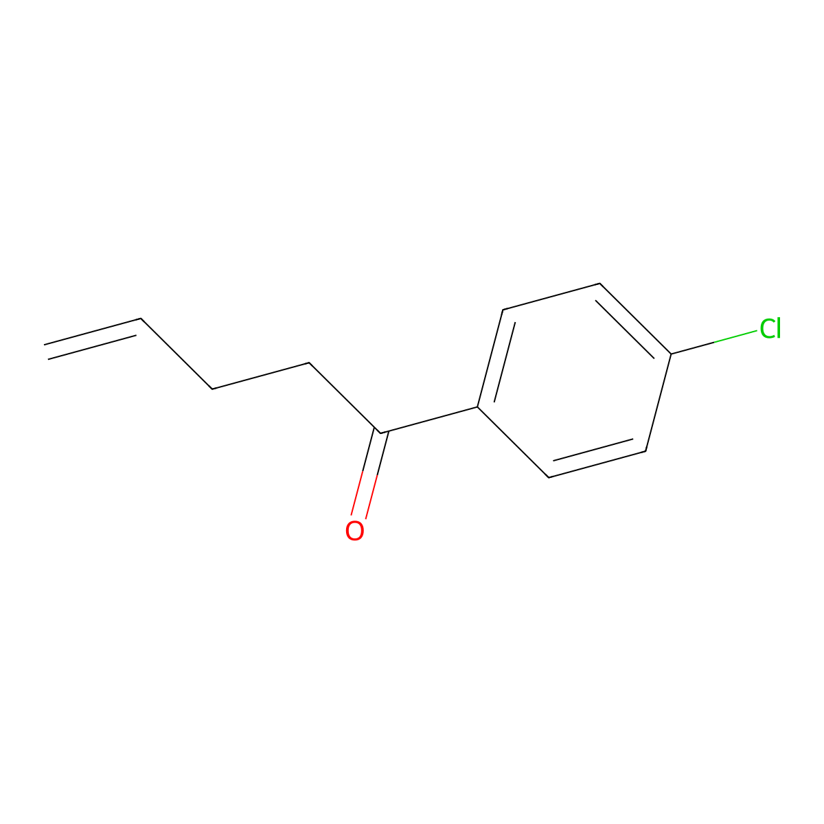 4-Penten-1-one, 1-(4-chlorophenyl)- molecular structure, CAS 35204-91-2