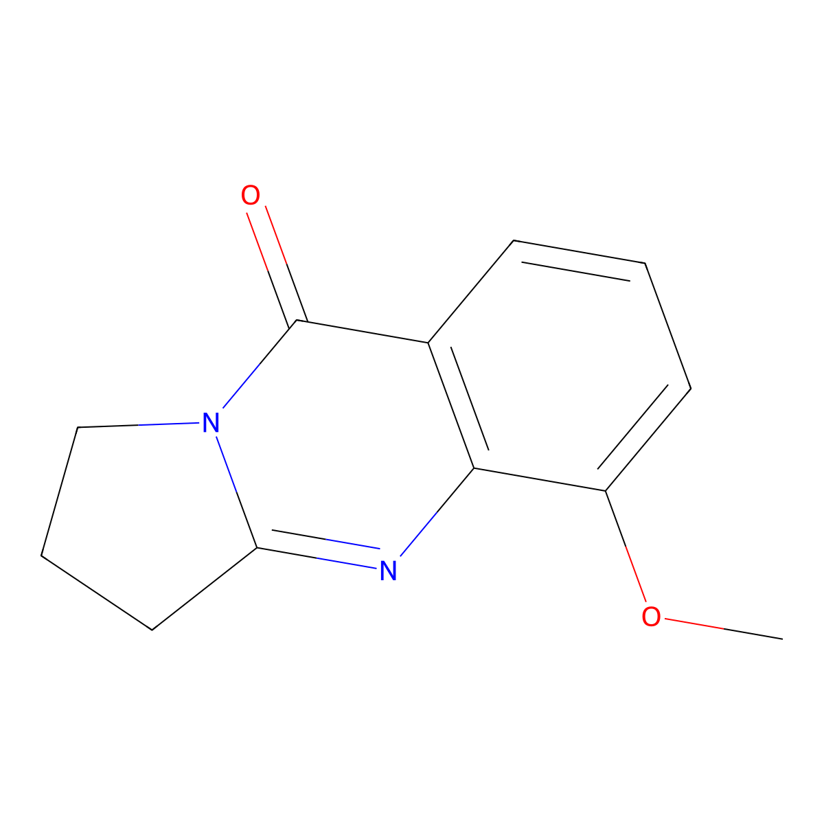 5-methoxy-2,3-dihydropyrrolo[2,1-b]quinazolin-9(1H)-one molecular structure, CAS 35214-99-4