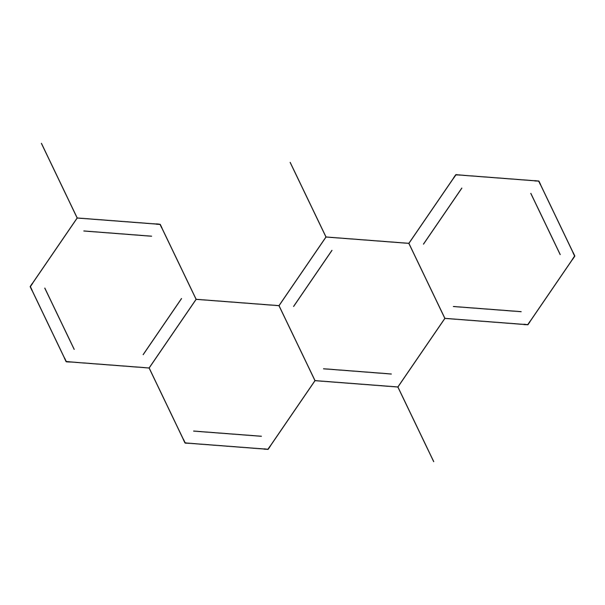 2,7,12-Trimethylbenz(a)anthracene molecular structure, CAS 35215-31-7