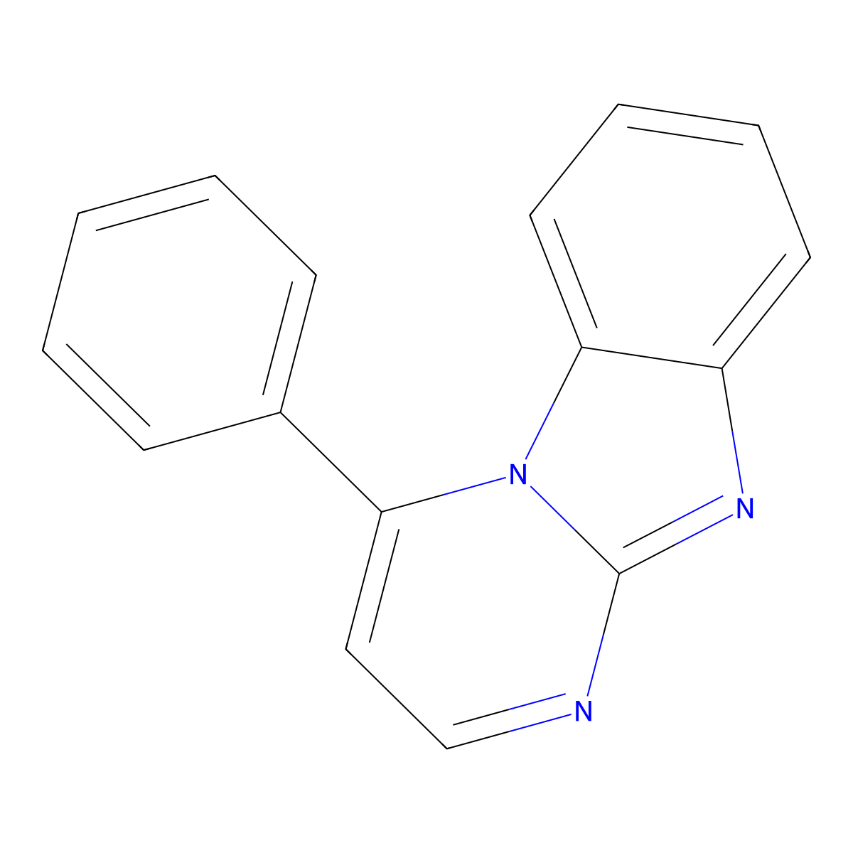 4-Phenylpyrimido[1,2-a]benzimidazole molecular structure, CAS 35220-92-9