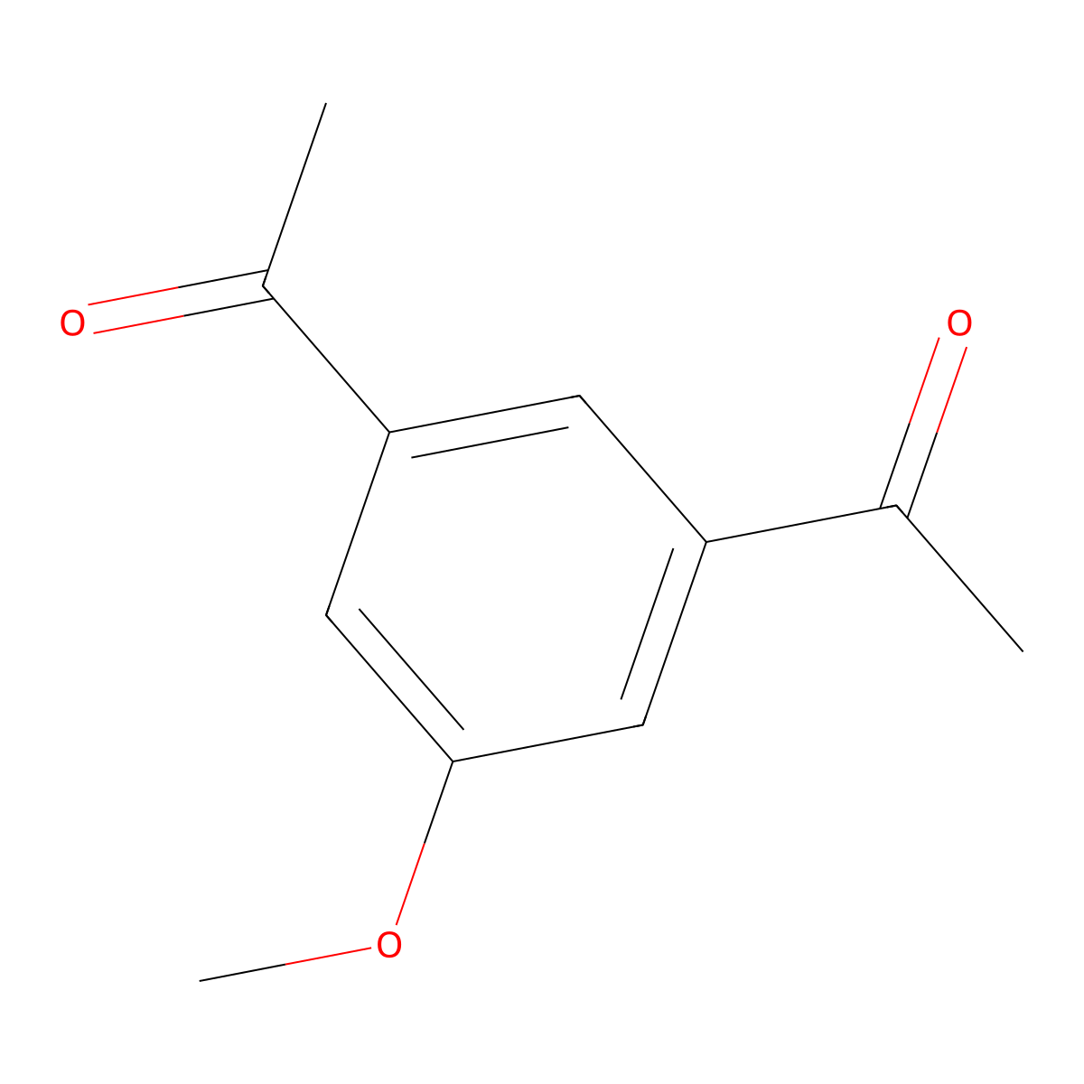 3,5-DIacetylanisol molecular structure, CAS 35227-79-3