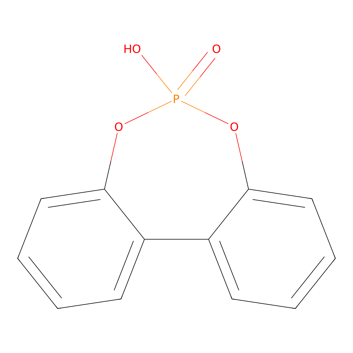 6-Hydroxybenzo[d][1,3,2]benzodioxaphosphepine 6-oxide molecular structure, CAS 35227-84-0