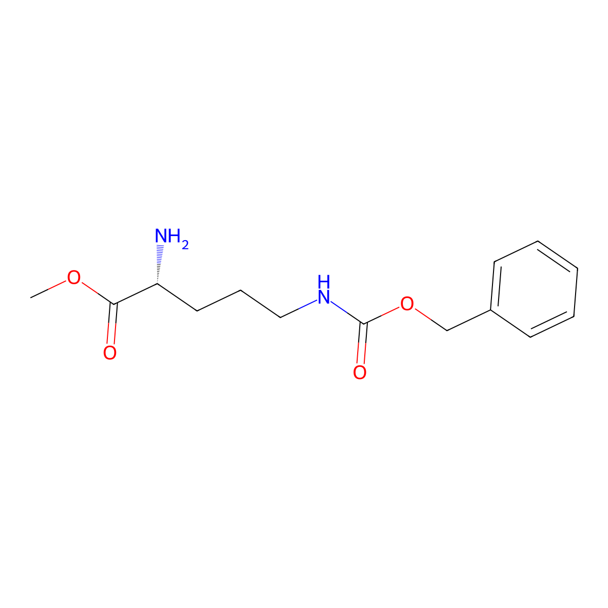 H-D-Orn(z)-ome hcl molecular structure, CAS 352274-96-5
