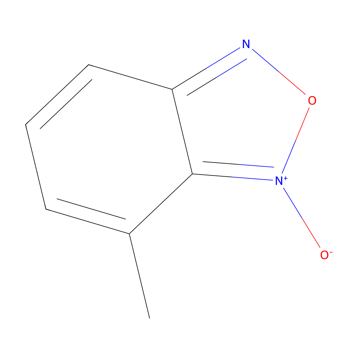 7-Methylbenzo[c][1,2,5]oxadiazole 1-oxide molecular structure, CAS 3523-86-2
