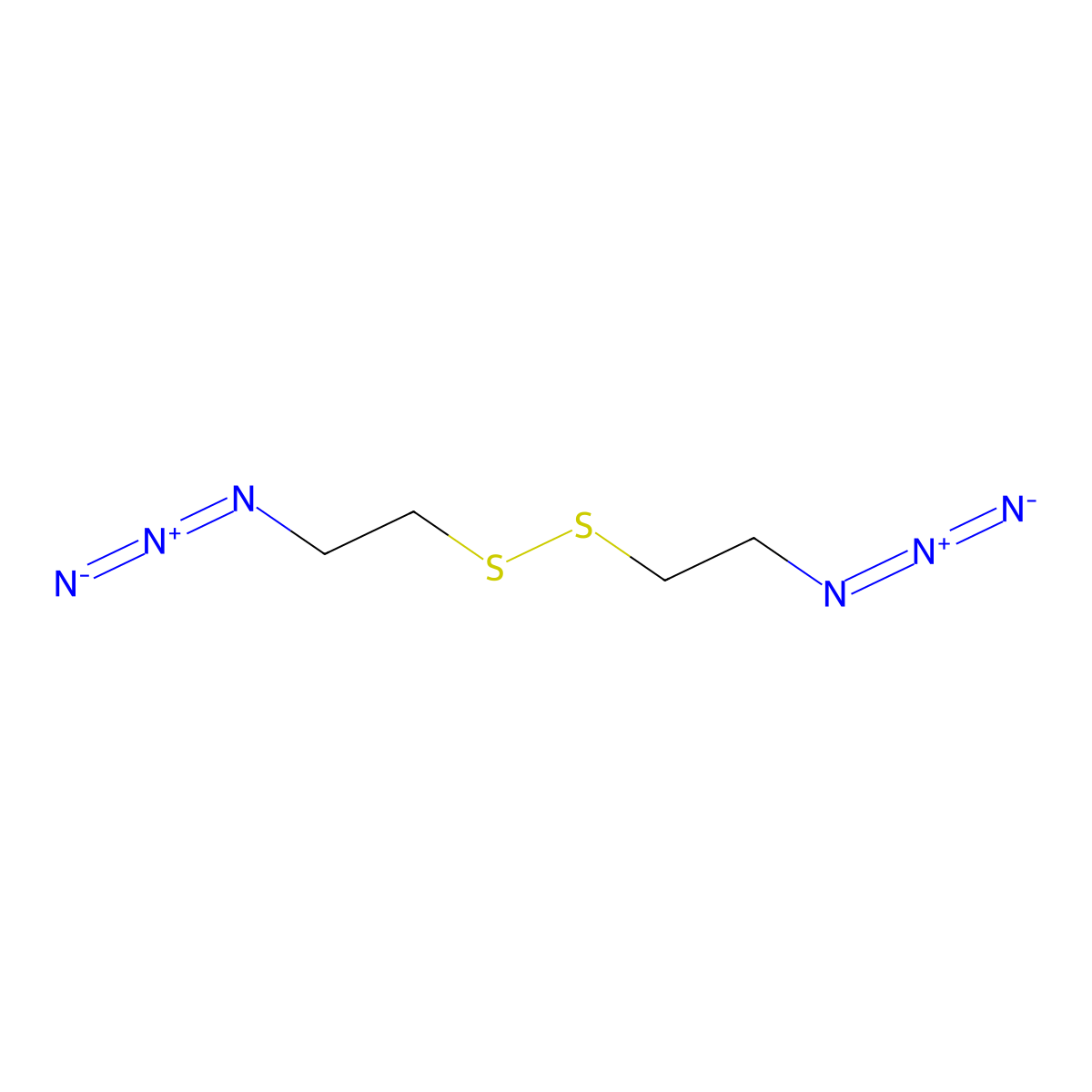 Azidoethyl-SS-ethylazide molecular structure, CAS 352305-38-5