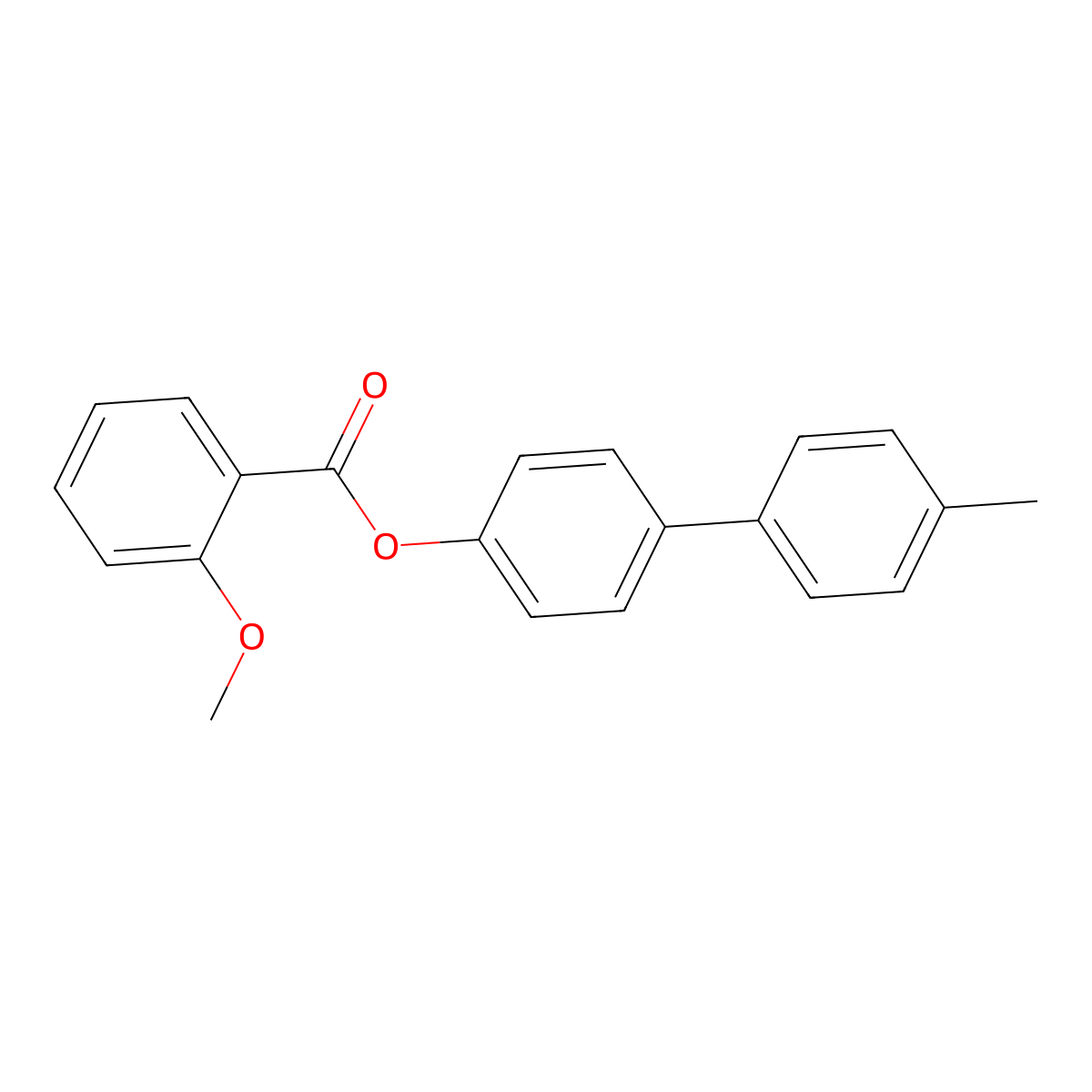 4'-Methyl[1,1'-biphenyl]-4-yl 2-methoxybenzoate molecular structure, CAS 352333-07-4