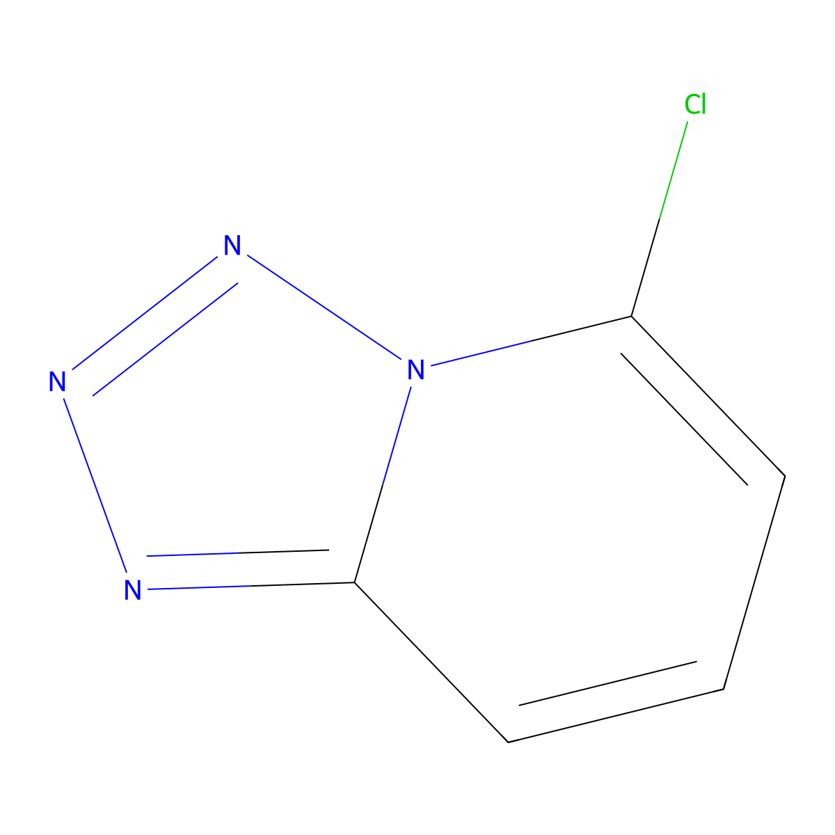 5-Chloro-(1,2,3,4)tetrazolo(1,5-a)pyridine molecular structure, CAS 35235-72-4
