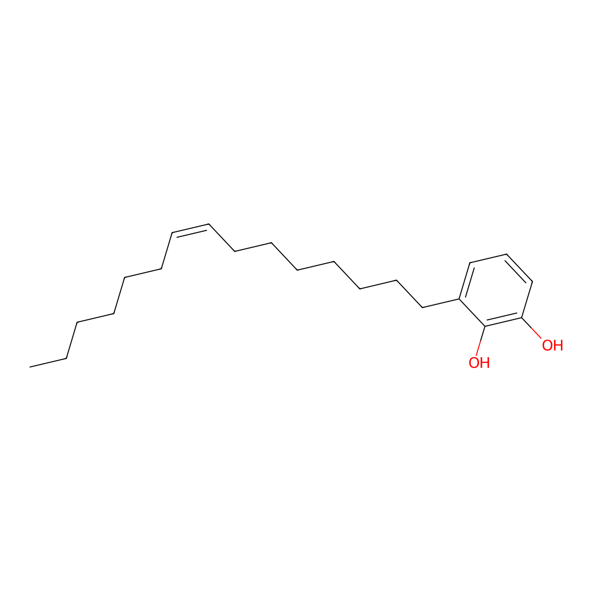 Urushiol II molecular structure, CAS 35237-02-6