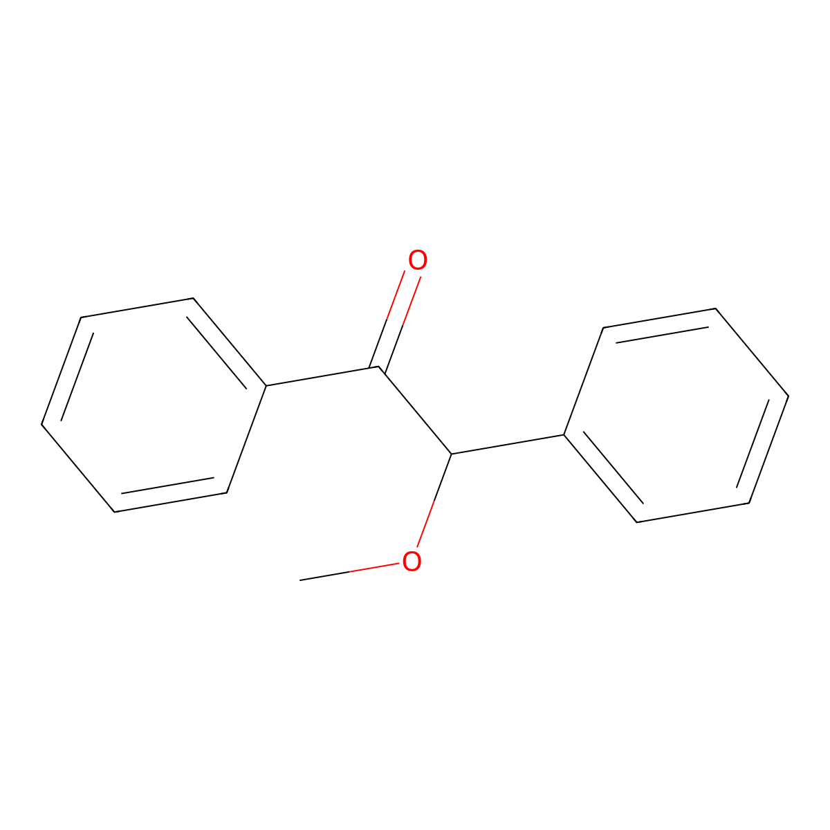 Methyl Benzoin molecular structure, CAS 3524-62-7