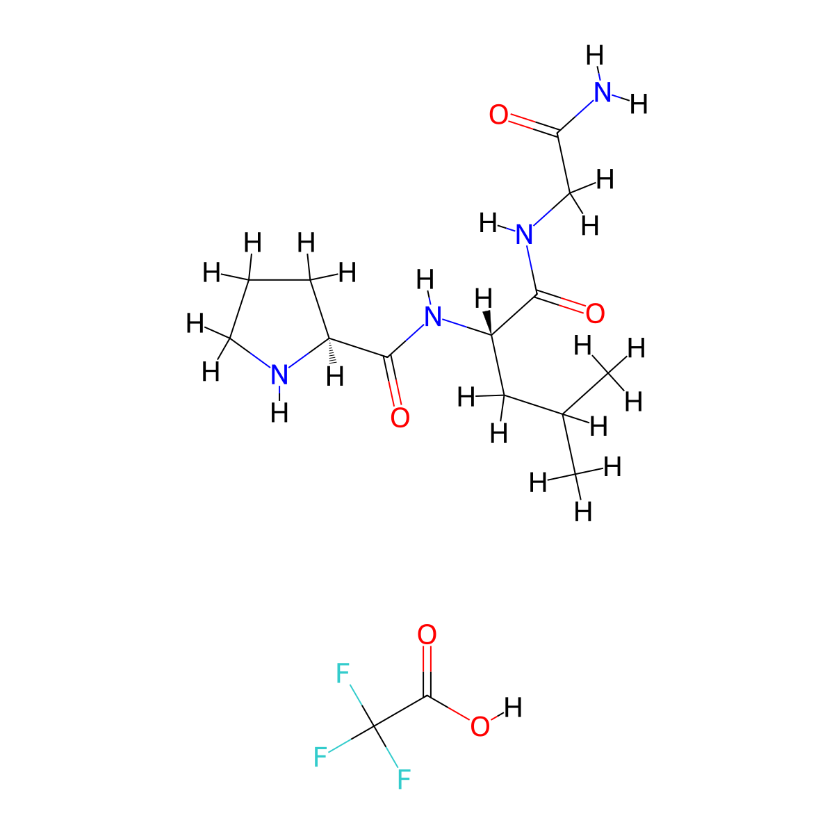 Mif-1 (tfa) molecular structure, CAS 35240-69-8