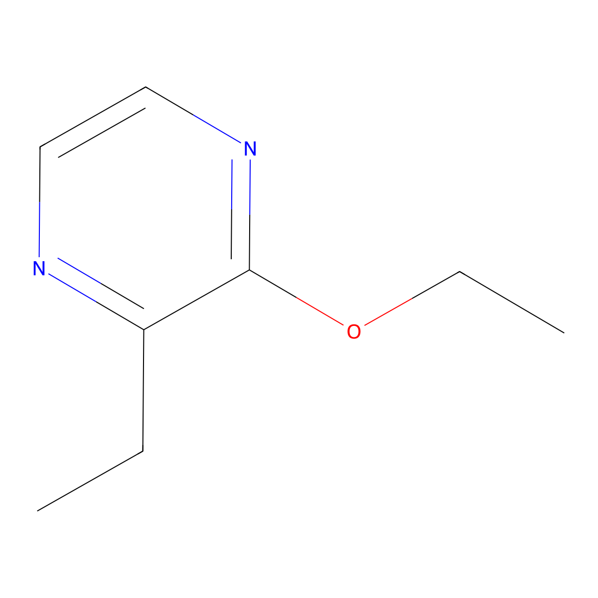2-Ethoxy-3-ethylpyrazine molecular structure, CAS 35243-43-7