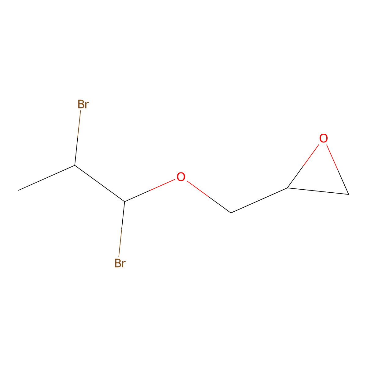 Oxirane, 2-[(1,2-dibromopropoxy)methyl]- molecular structure, CAS 35243-89-1