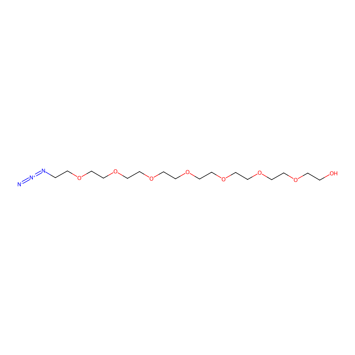 O-(2-Azidoethyl)heptaethylene glycol molecular structure, CAS 352439-36-2