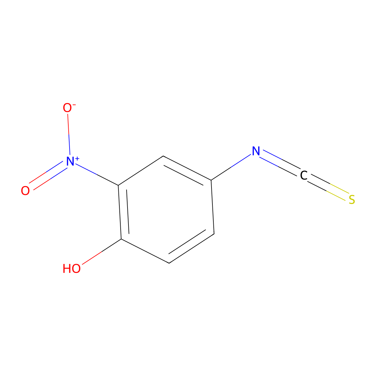 Phenol, 4-isothiocyanato-2-nitro-(9CI) molecular structure, CAS 352439-93-1
