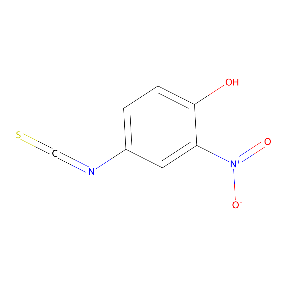 Phenol, 4-isothiocyanato-2-nitro-(9CI) molecular structure, CAS 352439-93-1