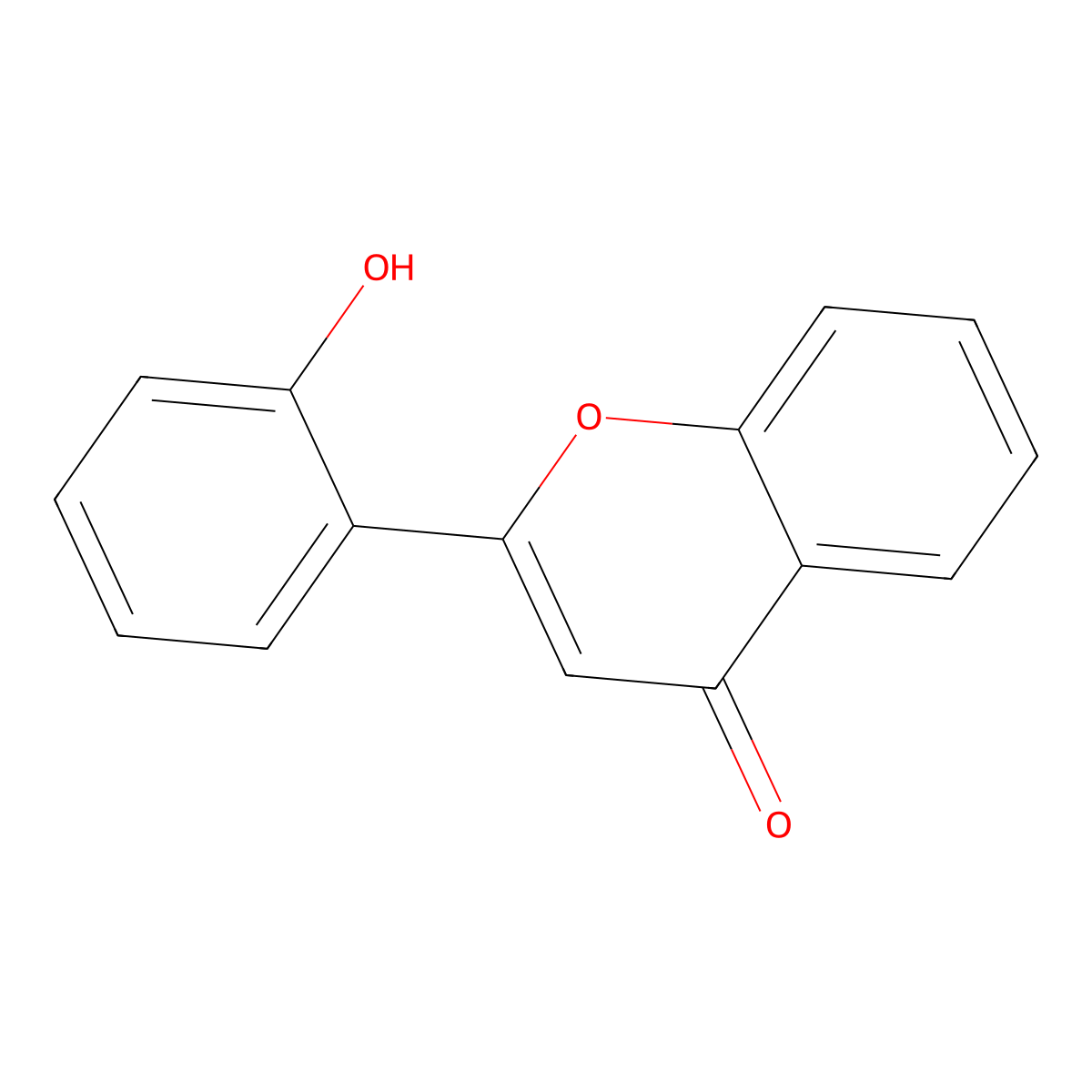2'-Hydroxyflavone molecular structure, CAS 35244-11-2
