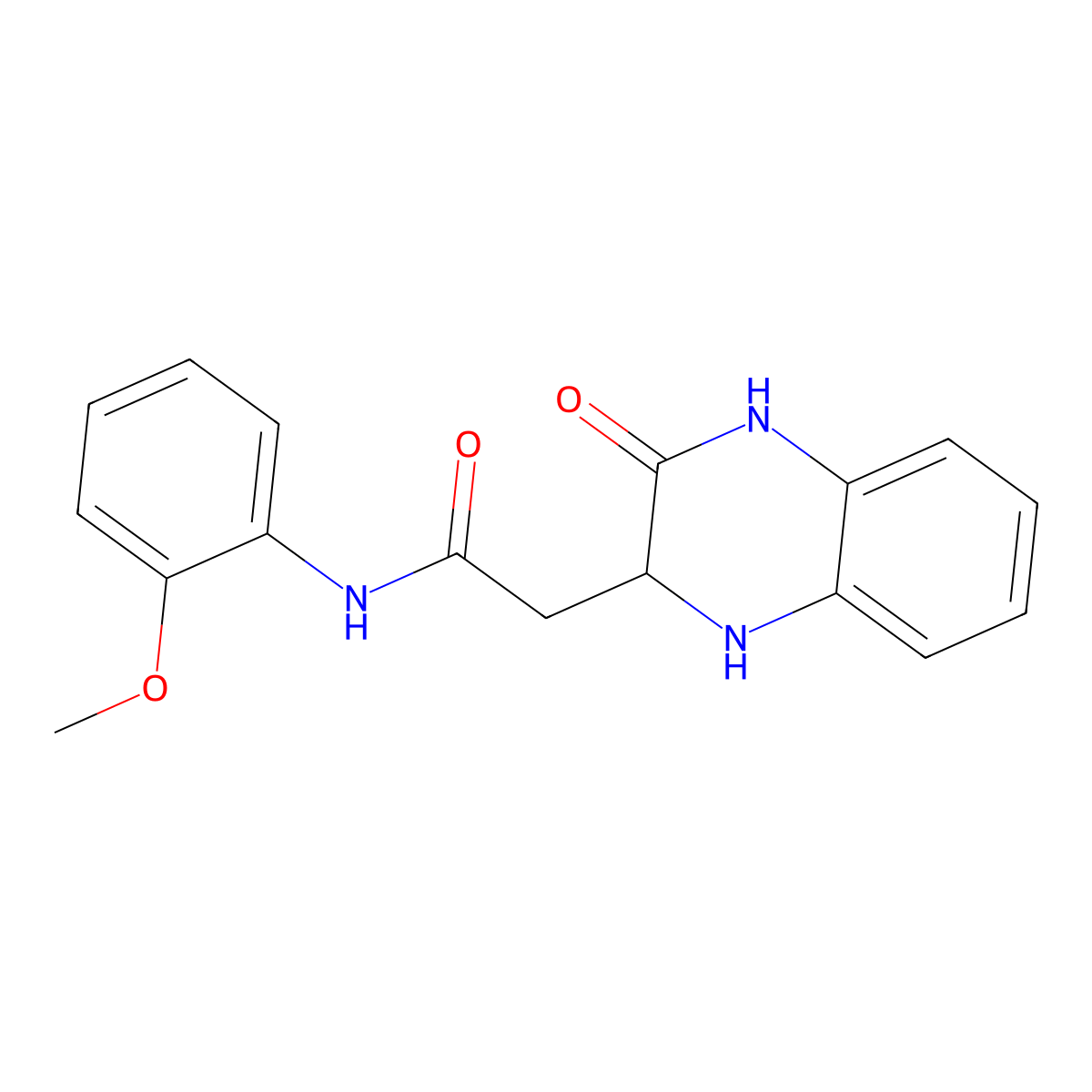 N-(2-methoxyphenyl)-2-(3-oxo-1,2,3,4-tetrahydroquinoxalin-2-yl)acetamide molecular structure, CAS 352458-03-8