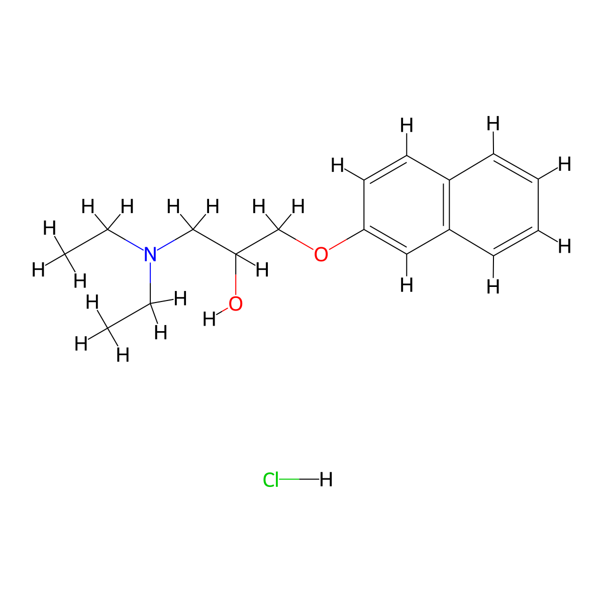 1-(Diethylamino)-3-(naphthalen-2-yloxy)propan-2-ol hydrochloride molecular structure, CAS 352458-18-5