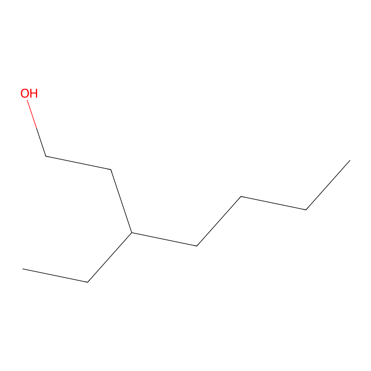 3-Ethyl-1-heptanol molecular structure, CAS 3525-25-5