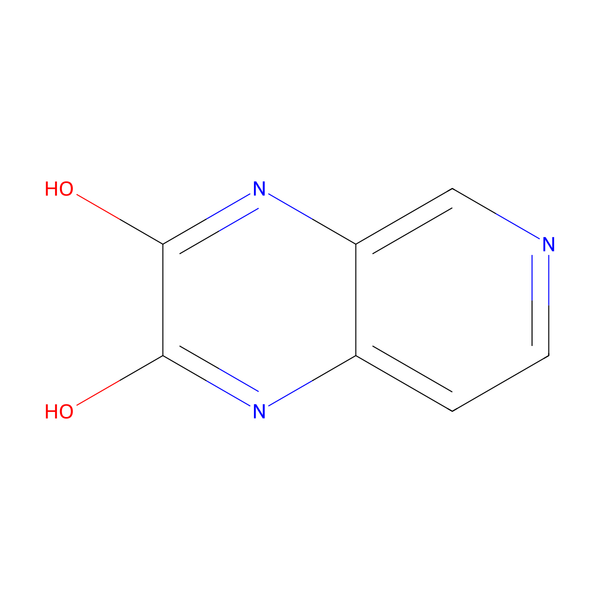 1,4-Dihydropyrido[3,4-b]pyrazine-2,3-dione molecular structure, CAS 35251-84-4