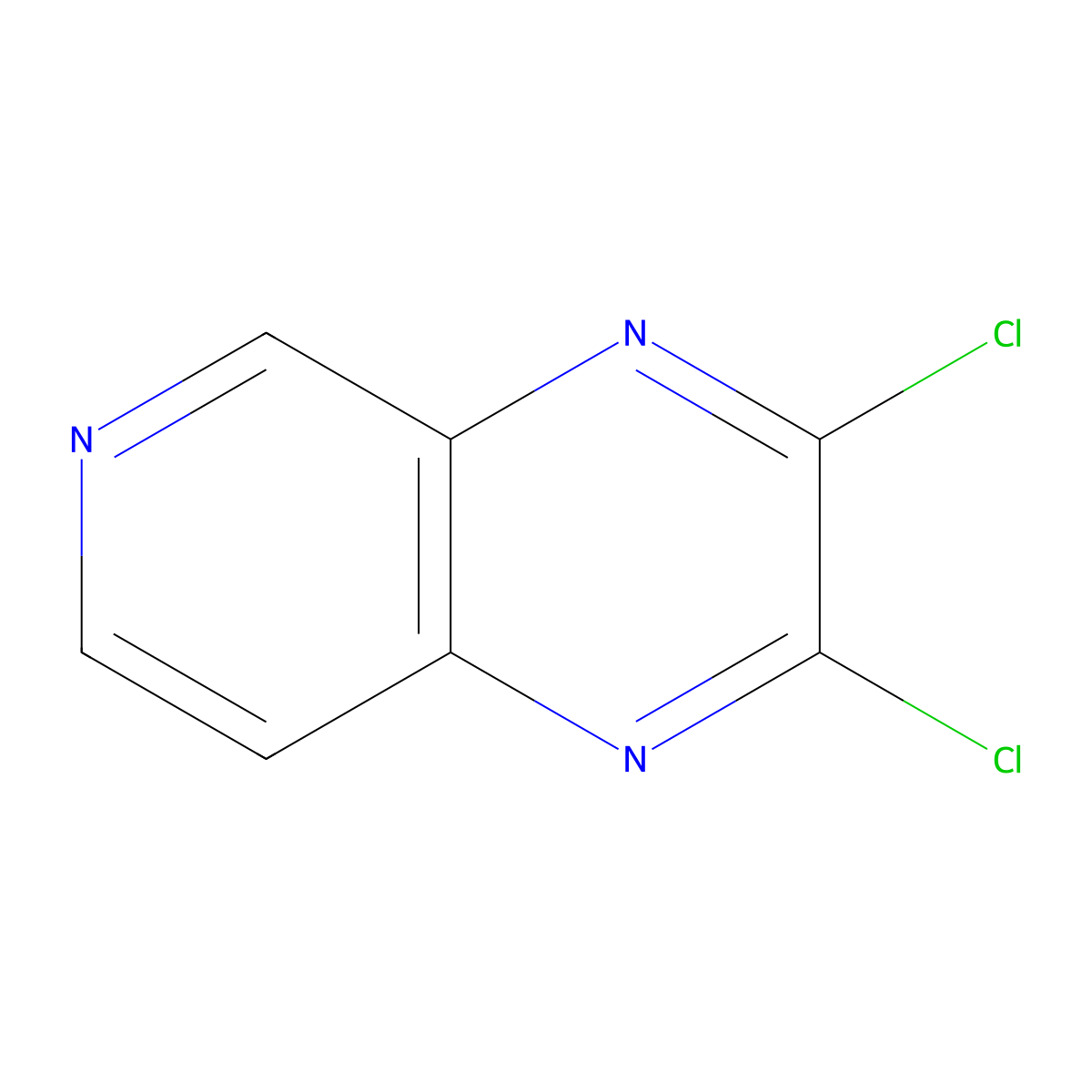 2,3-Dichloropyrido[3,4-b]pyrazine molecular structure, CAS 35251-99-1