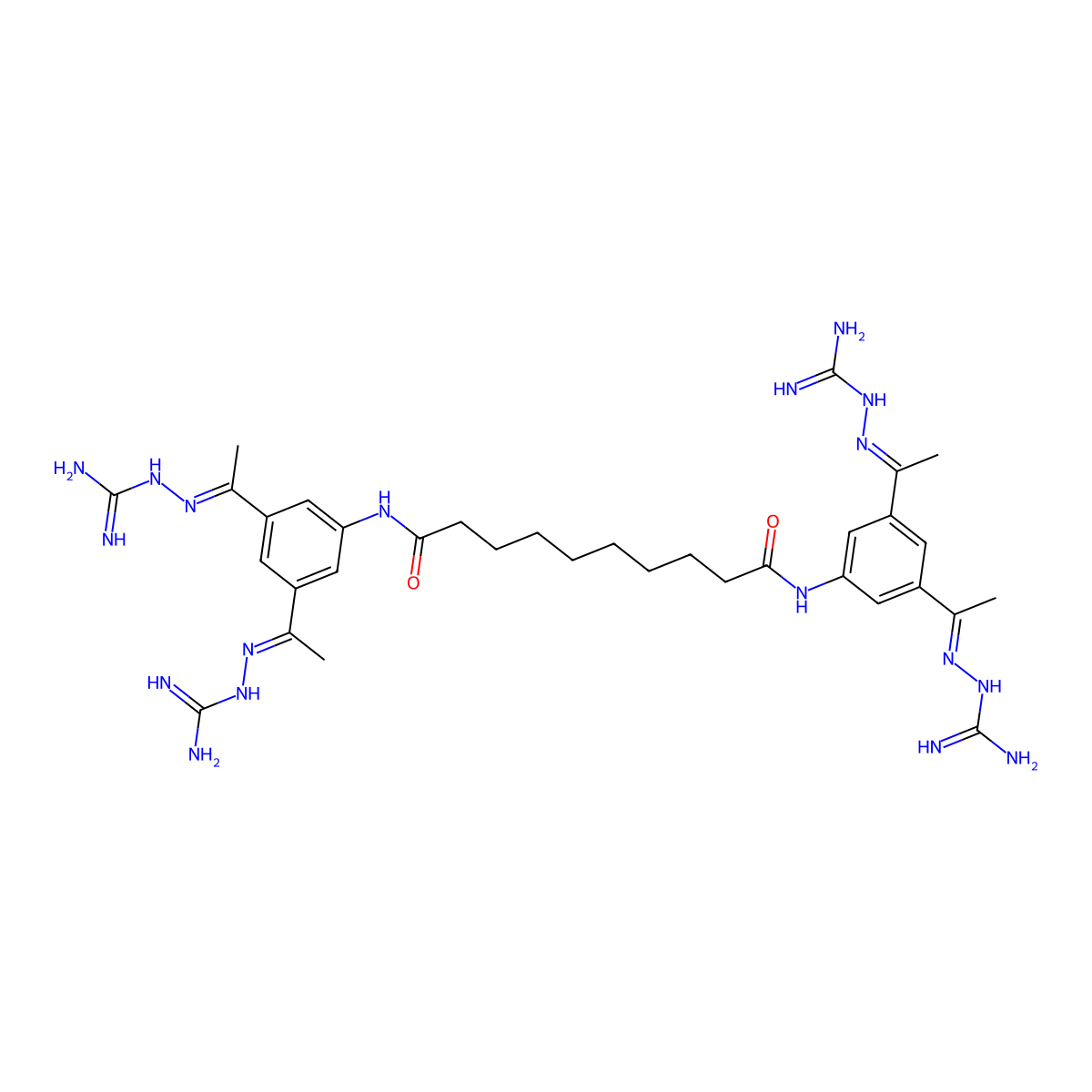 Semapimod molecular structure, CAS 352513-83-8
