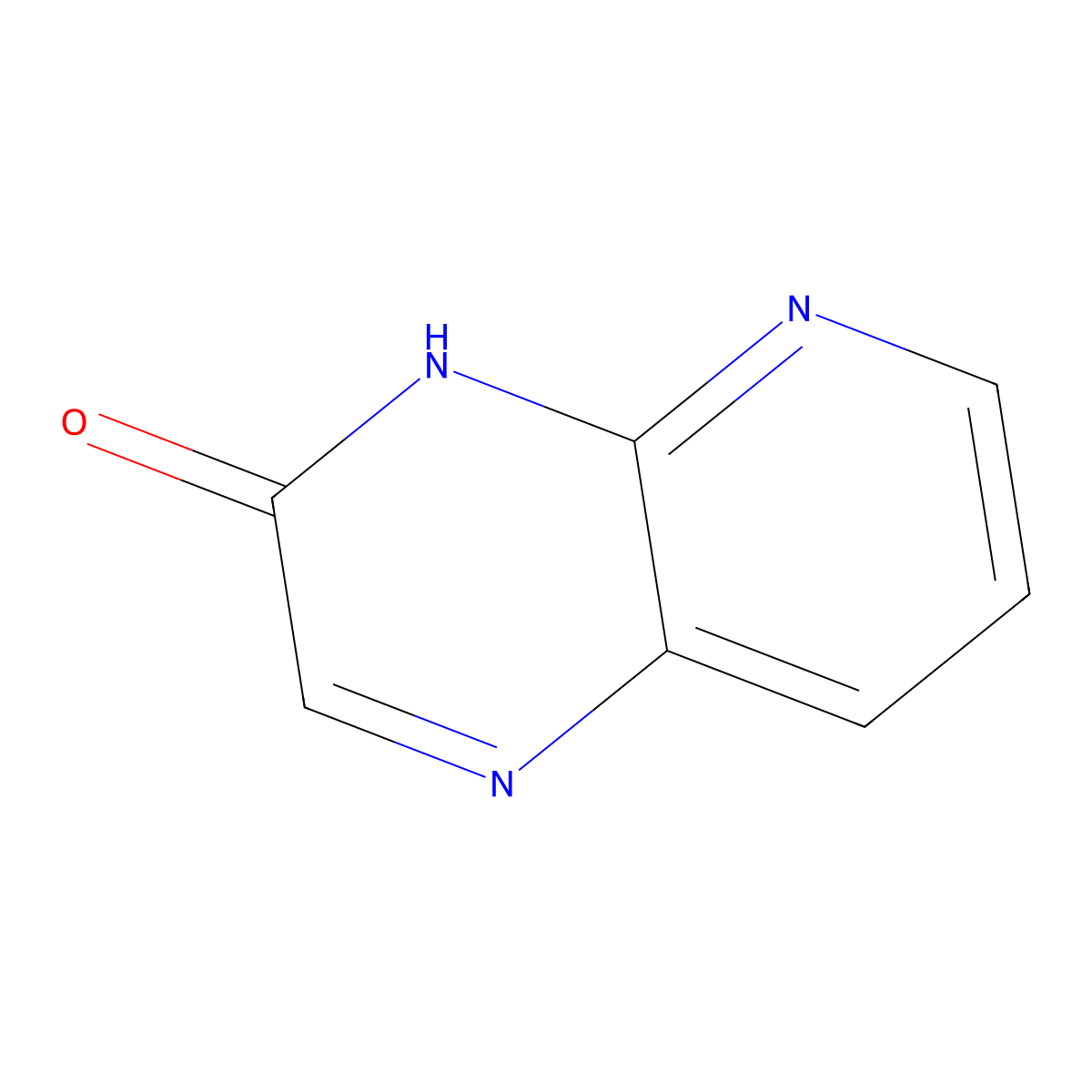 3H,4H-pyrido(2,3-b)pyrazin-3-one molecular structure, CAS 35252-02-9