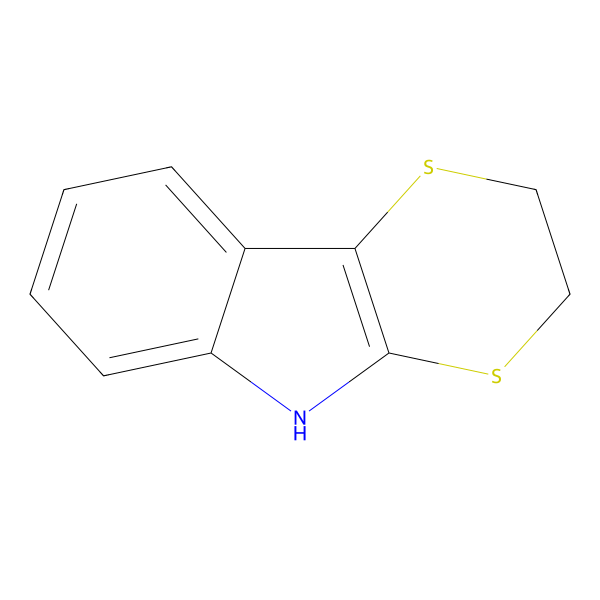 2,3-Dihydro-5H-1,4-dithiino[2,3-b]indole molecular structure, CAS 352524-37-9