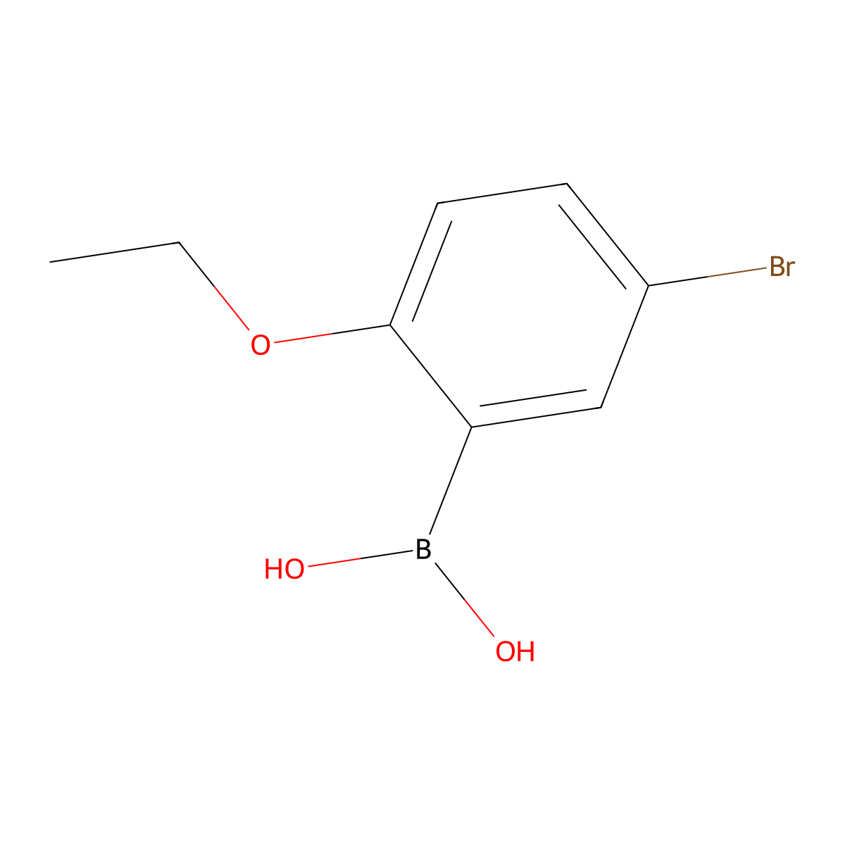 5-Bromo-2-ethoxyphenylboronic acid molecular structure, CAS 352525-82-7